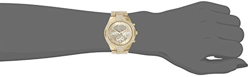 Guess Women's Gold-Tone Stainless Steel Crystal Embellished Watch for Everyday Wear
| Guess Women's Gold-Tone Stainless